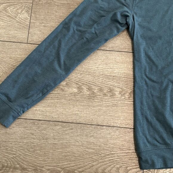 Linksoul Golf Sweater Mens Medium Blue Organic Cotton Pullover Preppy Athletic - Picture 3 of 9